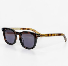 TOM FORD FT1326 Icon Square Havana Grey 48  24-145 Sunglasses New w/ Case