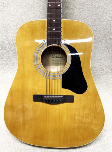 Silvertone Pro Series CA025084 VINTAGE Acoustic Guitar WITH FACTORY GIGBAG