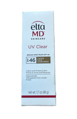 EltaMD UV Clear Broad Spectrum SPF 46, Tinted Face Sunscreen, 1.7 oz. (E551)