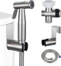 Handheld Bidet Sprayer for Toilet Brushed Nickel with Leakproof Hose,Stainless
