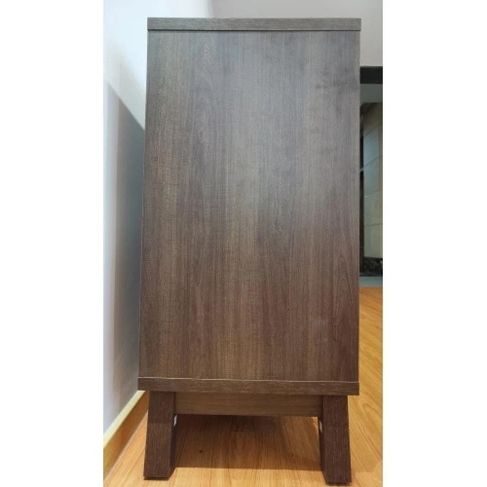 Aparador vintage armario buffet, armario de almacenamiento con consola de almacenamiento, marrón Foto 4 de 4