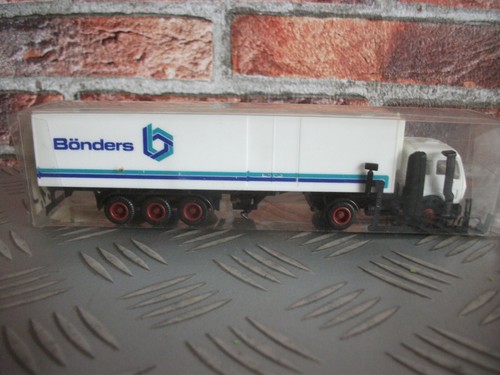 Herpa H0 1:87 MB SEMIRREMOLQUE MALETA REMOLQUE BÖNDERS rareza - Imagen 2 de 2
