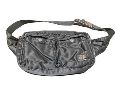 Yoshida PORTER Tanker Waist Bag S BLACK Waist Pouch Used Yoshida PORTER Tanker Waist Bag S BLACK Waist Pouch Used