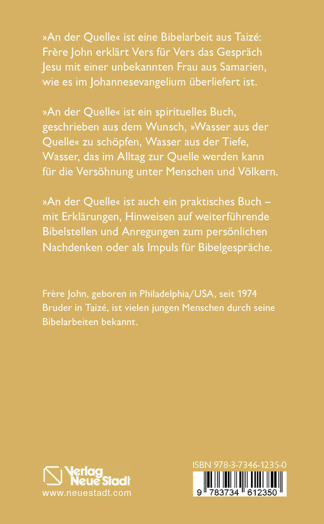 Thumbnail - An Der Quelle | Frère John Taizé | 2020 | Deutsch