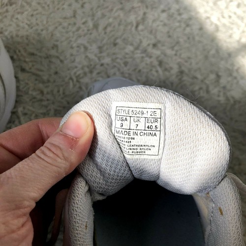 Saucony Damen 9 Grid Integrity ST weiß Leder Sneaker Wanderschuh - Bild 9 von 12