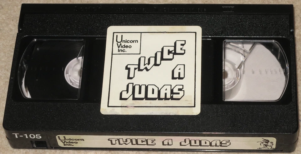 TWICE A JUDAS Klaus Kinski UNICORN VIDEO Spaghetti Western U.S. VHS (1968) - Image 4 of 4