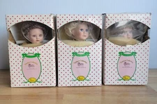 Paradise Galleries-Treasury Collection" Birthstone Angel Porcelain Doll Lot Of 3