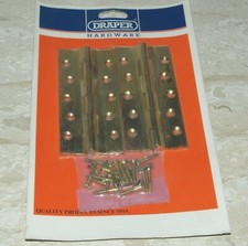 5" DRAPER Solid Brass Door/Shutter Hinges ~ NEW in Sealed Packs ~ FREEPOST