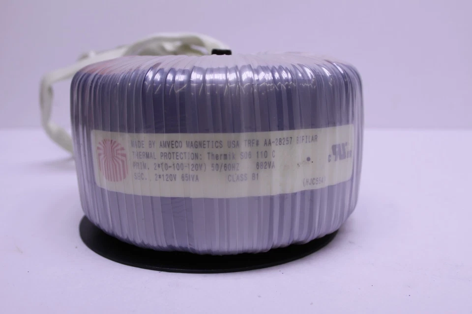 Transformador médico de aislamiento toroidal Amveco Magnetics AA-28257 650VA Foto 3 de 4