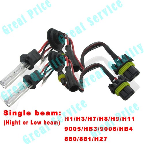 HID Xenon Conversion Car Headlight Full Kit Bulbs+Ballasts 55W 9005 HB3 6K White - Picture 5 of 12