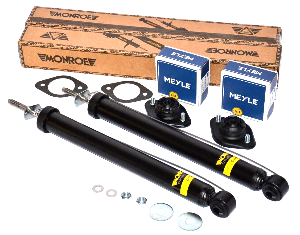 Monroe Stoßdämpfer Hinten + Domlager Für BMW 1er E81/E87 & 3er Touring E91 - Originalqualität