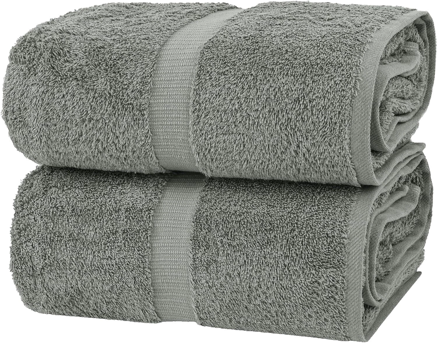 Bordered 100% Cotton Bath Travel Towels