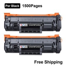 2PK Black 134A Toner for HP 134A with Chip LaserJet MFP M234dw M234sdw, M209dw