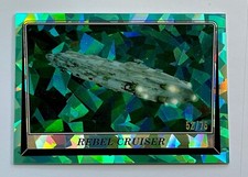 2023 Topps Chrome Sapphire Star Wars AQUA 216 REBEL CRUISER /75 Return Of Jedi