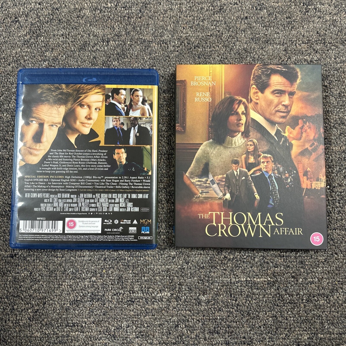 The Thomas Crown Affair (1999) Blu-ray with Slip (88 Films