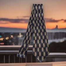 Giorgio Bissoni Boy's Silk Abstract Tie Vintage 48" x 3"