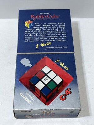 Vintage Matchbox Rubik's Cube 4th Dimension 1989 MA-400 41200 Open