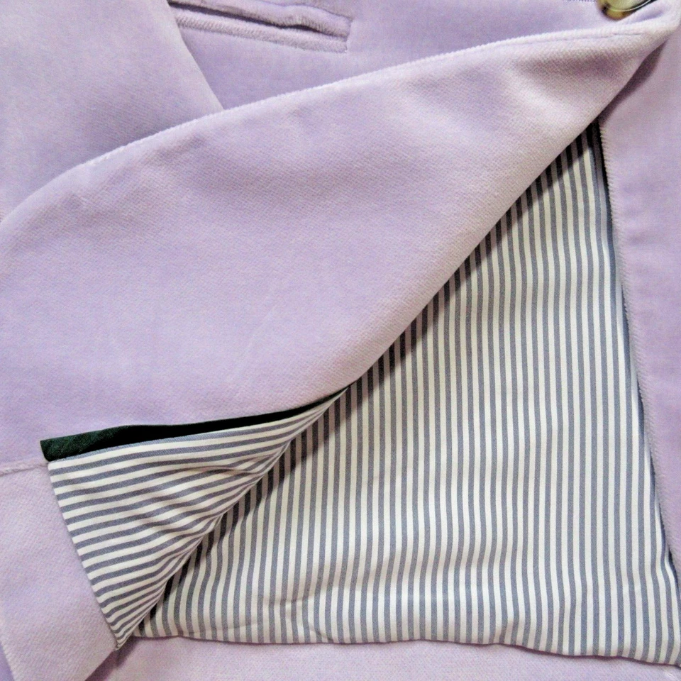 Новый с Ярлыками J. Crew парка Blazer в дымчатый глицинии фиолетовый хлопок бархат куртка 0 - Изображение 4 из 4