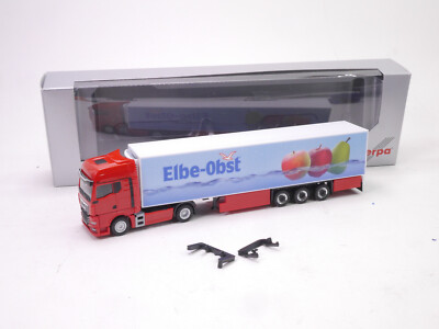 1:87 EM1173 Herpa MAN GX Schmitz Kühkoffer SZ Elbe-Obst neu
