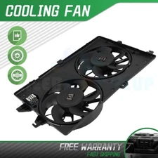 Dual Radiator Cooling Fan Fit for 1995-2000 Ford Contour Mercury Mystique 2.5L