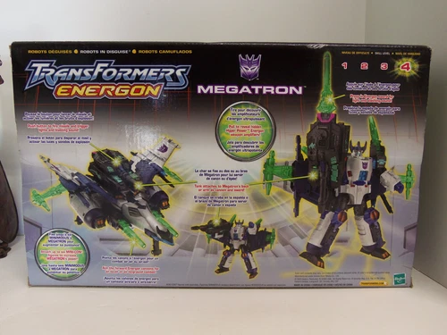メガトロン リーダークラス トランスフォーマー エナゴン2004 ハスブロ アクションフィギュア MISB - 画像5/8