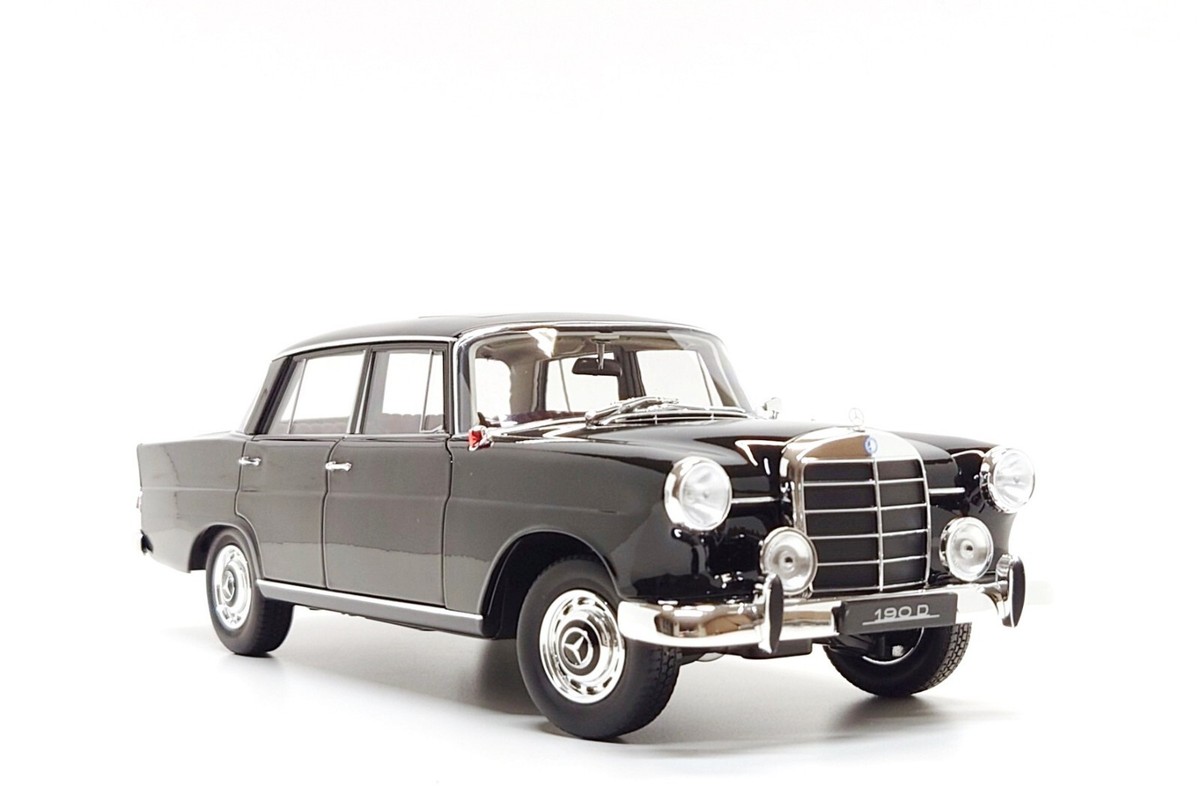Norev 1:18 1964 Mercedes-Benz 190D (W110) in Black | eBay Norev 1:18 1964 Mercedes-Benz 190D (W110) in Black | eBay