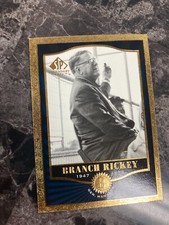 2001 SP Legendary Cuts - Branch Rickey #34 @QU22