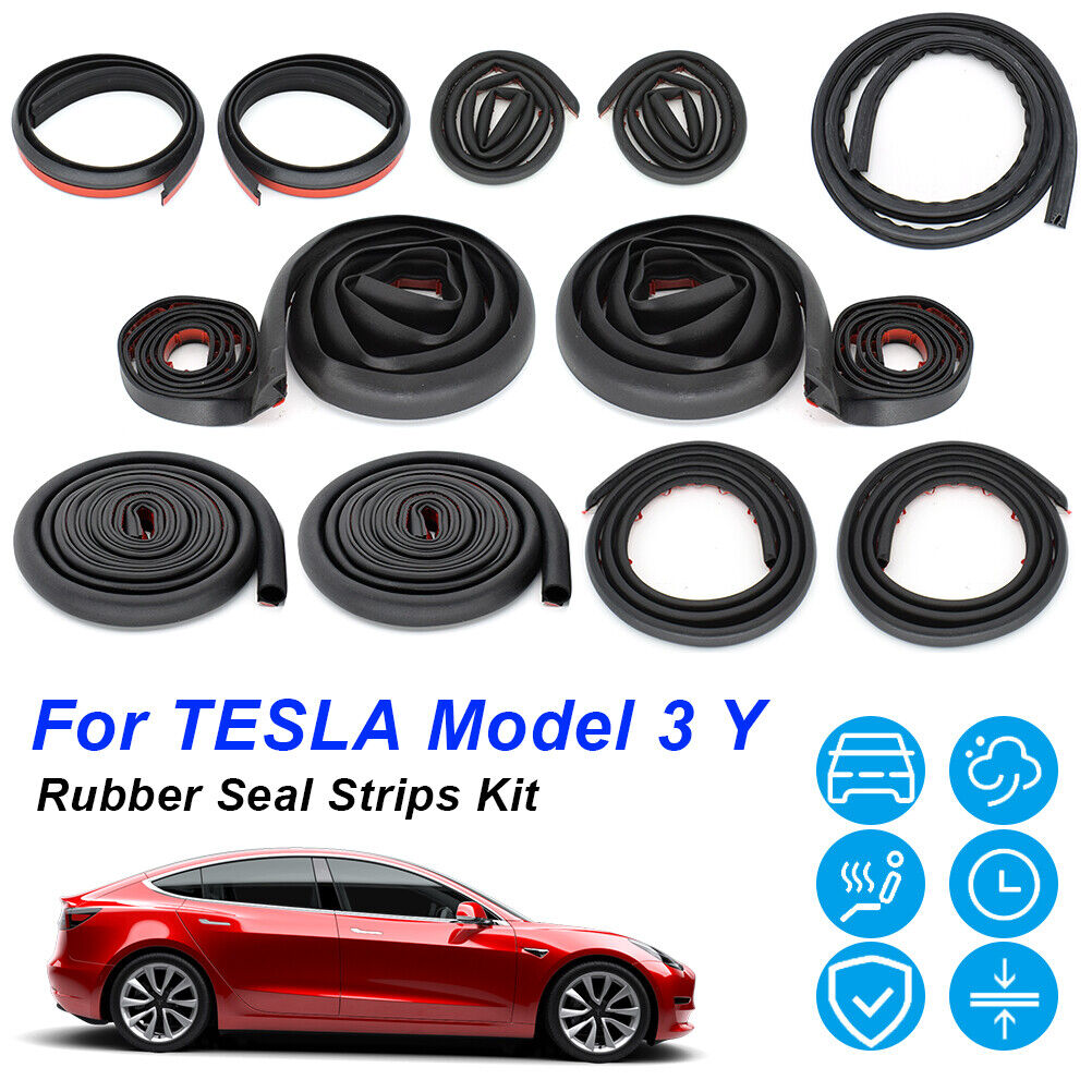 Tesla Model Y Front Hood Weather Strip Rubber Seal Protector Front