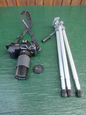 Nikon F-601 35mm Camera with Tripod