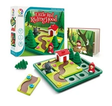 SmartGames Little Red Riding Hood Deluxe Skill Building Game with Picture Book