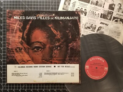 MILES DAVIS Filles De Kilimanjaro LP 1969 PROMO Herbie Hancock WAYNE SHORTER DJ