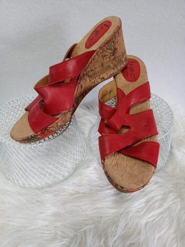 Cuña roja para mujer Born Concepts talla/10 - Imagen 2 de 5