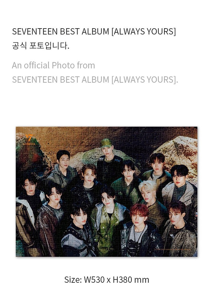 SEVENTEEN パズル500ピース SEVENTEEN [ALWAYS YOURS] 500 PIECES JIGSAW PUZZLE/500 PUZZLE