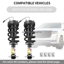 For Chevy Tahoe Suburban Magnetic Pair Front Shock Absorber Strut Assys 84176631