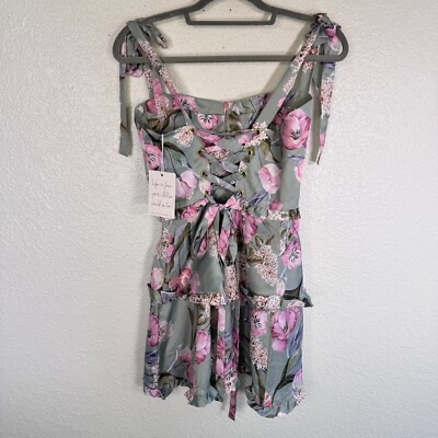 Show Me Your Mumu Dress Womens Large Floral Satin Lady Corset Mini Wedding Party | eBay Show Me Your Mumu Dress Womens Large Floral Satin Lady Corset Mini Wedding Party | eBay