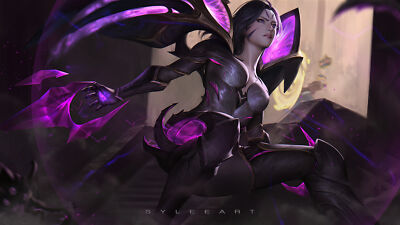 League of Legends  artstation fantasy art girl kaisa playmat gaming mat
