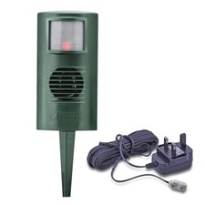 CatWatch Electronic Pest Deterrent + Mains Adapter 40ft Radius Coverage