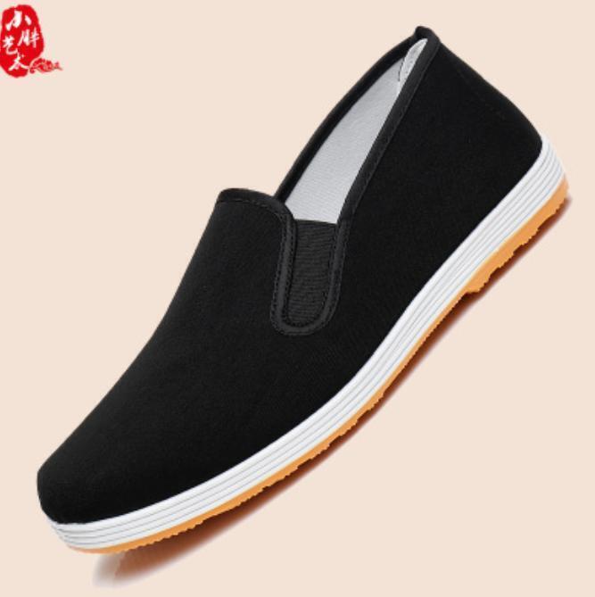 SAOLA Scarpe casual uomo arte marziale kung fu cinese slip on suola gomma tela