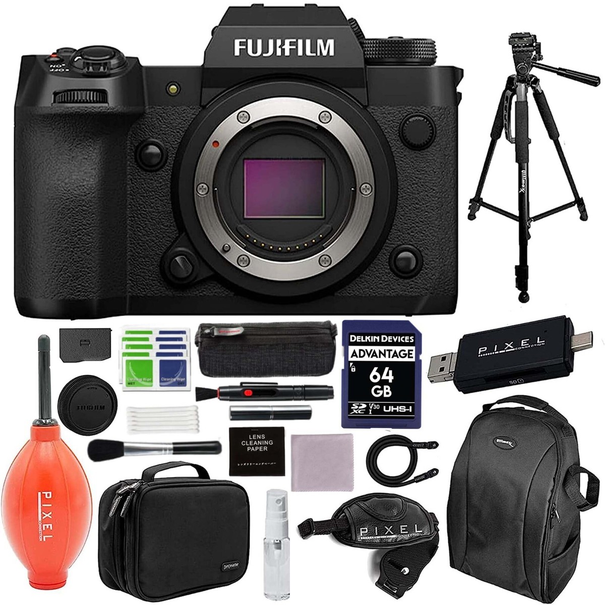 Fujifilm X-H2 Mirrorless Camera Body Black with Advanced Bundle | eBay