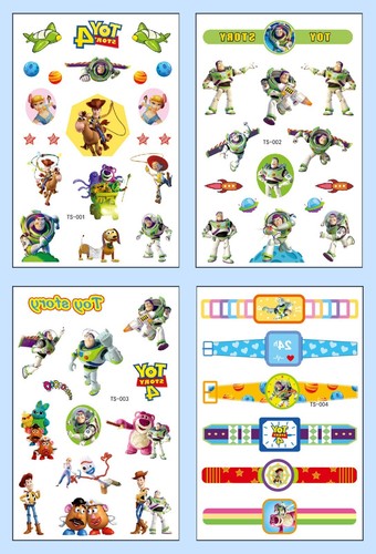 Kids Temporary Tattoo Sticker Party Supplies Lolly Loot Bag Fillers Frozen Cars - Picture 39 of 41