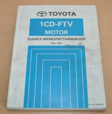 Toyota Previa Tarago  Motor 1CD-FTV  CLR30 Werkstatthandbuch 2001 Zusatz