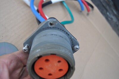 Amphenol MS90555C32412S Military Plug 120/208VAC 3 Phase 60 Amps