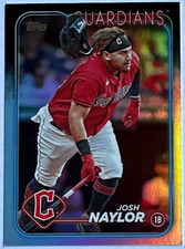 2024 Topps Series 1 #10 Josh Naylor Rainbow Foil Parallel