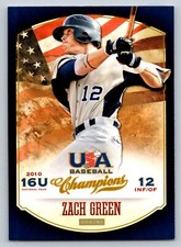 2013 Panini USA Baseball Champions #96 Zach Green
