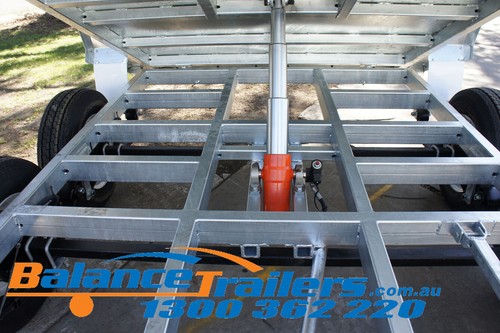 10×6 Galvanised Hydraulic Tandem Tipper Trailer Electric Brakes ATM 3500KG 3.5T - Picture 7 of 12