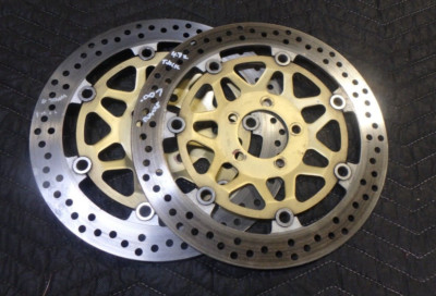 marurun728ページ KAWASAKI ZX6R + ZZR600 FRONT BRAKE ROTORS P/N 41080-1442-A4 1123