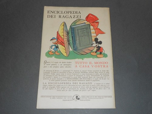 ALBO D'ORO NR.137 ALMANACCO TOPOLINO 1949 Mondadori 25/12/1948 originale - Foto 4 di 5