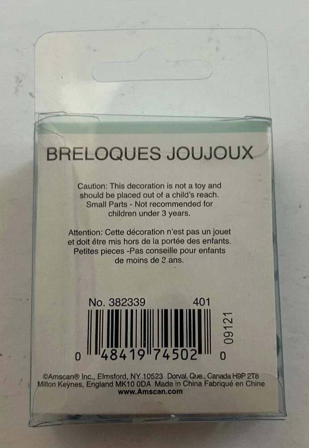 蓝色奶嘴婴儿淋浴饰品24克拉 — 第 2/2 张图片