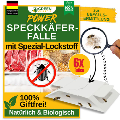 Green Guardia Speckkäfer Falle   6x Fallen - Wirksam Speckkäfer bekämpfen