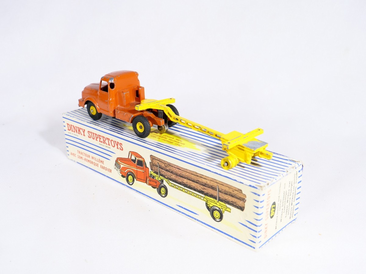Dinky Toys F n° 897 Tracteur Willème avec semi-remorque